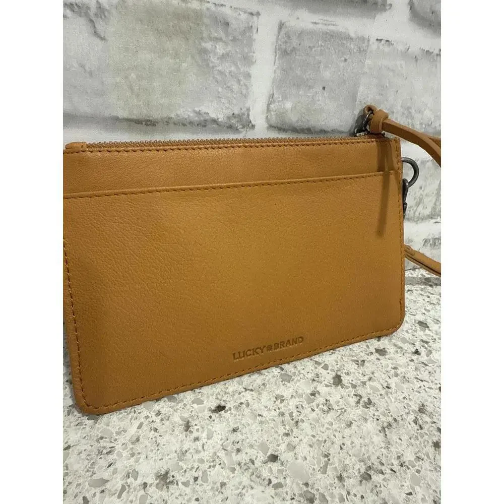 Lucky Brand Genuine Leather Wristlet Wallet, NWOT